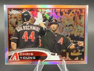 Chris Young 2012 Topps Chrome Refractor Baseball #145 - Arizona Diamondbacks - Picture 1 of 3