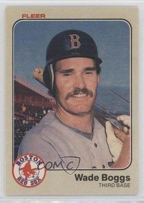 Fleer Wade Boggs #179 Rookie RC HOF 1983 Foto 1 de 3