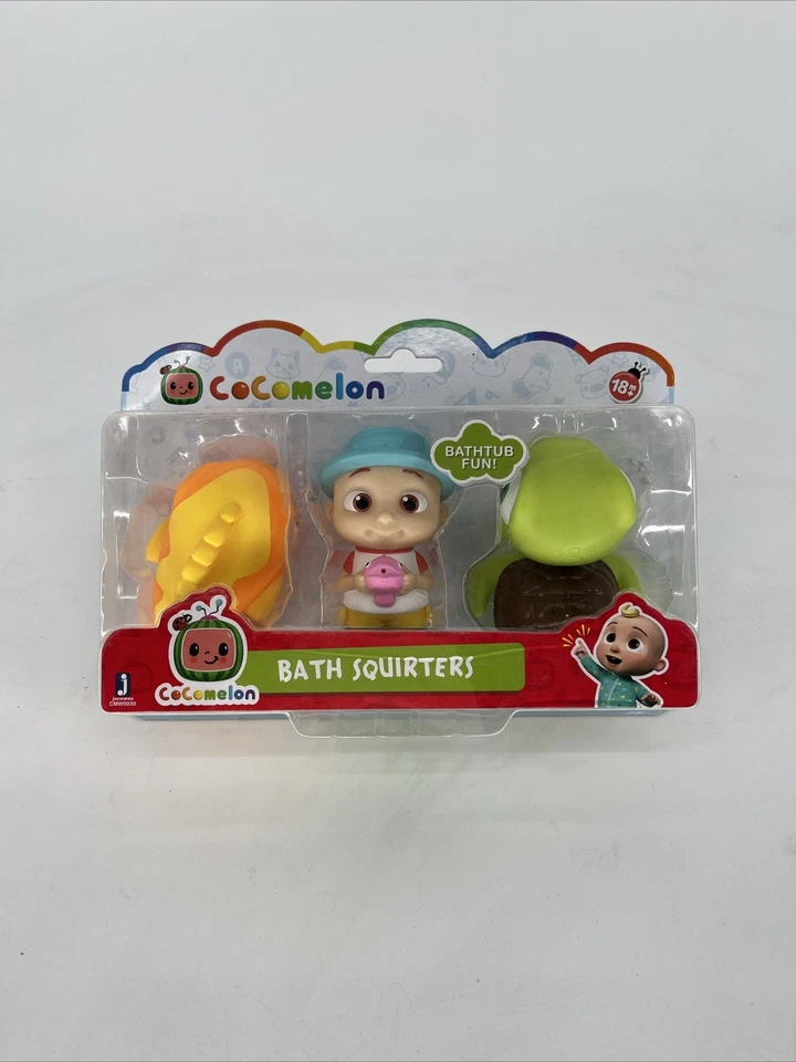 Juego de 3 ardillas de baño Cocomelon, divertidos juguetes de baño para niños pequeños y niños Foto 1 de 2