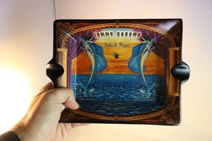 Seltener Tommy Bahama Swordfish Splash Tanzangeln handgefertigter Aschenbecher für Zigarren - Bild 1 von 10