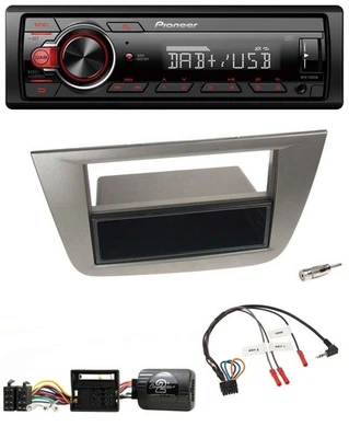 Pioneer MP3 1DIN DAB USB Lenkrad Autoradio für Seat Toledo Altea 2004-2009 anthr - Bild 1 von 4