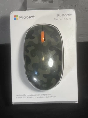 NEW Microsoft Wireless Bluetooth Optical Mouse Forest Camo Laptop PC Windows - Image 1 of 3