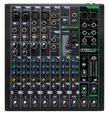 Mackie ProFX10v3 10-Channel Professional Effects Mixer w/USB ProFX10 v3 - Image 1 of 4