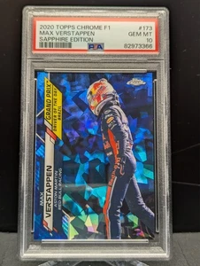 Topps Chrome Sapphire Edition F1 Max Verstappen #173 2020 (RC) - Imagen 1 de 2