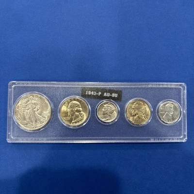 1943-P AU-BU U.S. Mint Coin Set Great Investment Better Quality Coins. Nice Gift - Image 1 of 4