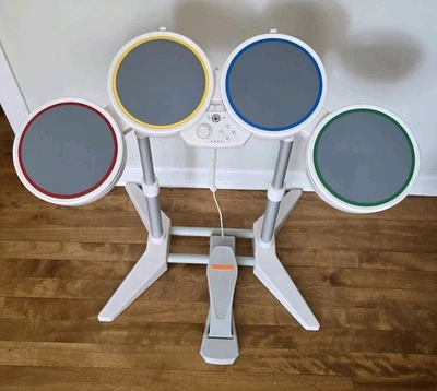 Nintendo Wii Rock Band Drum Set w/ Pedal Tested & Working No Sticks - Image 1 of 4
