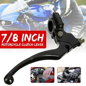 Universal 22MM 7/8 Inch Motorcycle Bikes Left Clutch Lever Handlebar Co TH_V - Picture 1 of 9