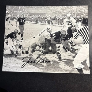 JACK HAM HOF Signed 8x10 B&W Photo AUTO - Pittsburgh Steelers, Penn State - Picture 1 of 4
