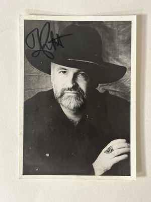 SIGNED Original Terry Pratchett Photograph. Discworld. Rare - Image 1 of 3