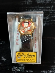 Betty Boop Uhr von Valdawn spielt Musik "I wanna be loved by you" nie getragen - Bild 1 von 3