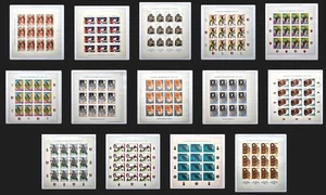 ITALIA Repubblica MNH 2000 - 2005 lotto 14 minifogli perfetti sottofacciale - Picture 1 of 15