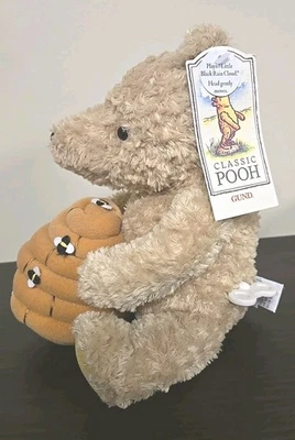 NUEVO CON ETIQUETAS GUND Disney Clásico Winnie the Pooh Musical Peluche Abeja Miel 8" Foto 1 de 4