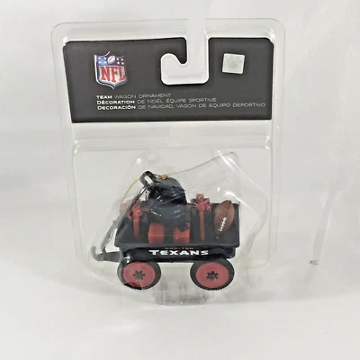 Houston Texans Team Wagon Ornament NFL Football Team Sports America - Image 1 of 3