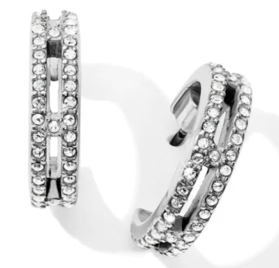 Pendientes Brighton Illumina Lights aro plata cristal nuevos con etiquetas $78 Foto 1 de 3