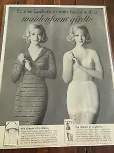 Vintage 1961 Maidenform Dream Of A Dress Dream Of A Girdle Anzeige - Bild 1 von 1