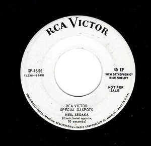 SPOKEN WORD-NEIL SEDAKA-PROMO-RCA VICTOR SPECIAL DJ SPOTS-RCA 96 - Picture 1 of 2
