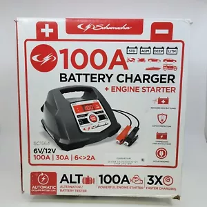 Cargador de batería totalmente automático Schumacher eléctrico 2/6/30/100 amperios 6v/12 V [LN]™ - Imagen 1 de 4