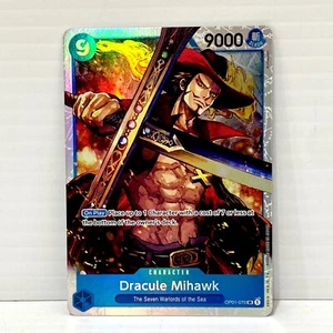 One Piece TCG - PRB01 The Best - Dracule Mihawk OP01-070 SR - Inglés - Imagen 1 de 2