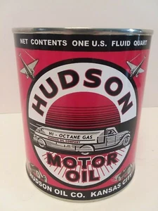 Vintage Hudson Motoröl Dose 1 Quart - ( Re-Pop Sammlerstück ) - Bild 1 von 7