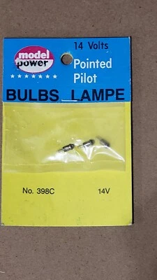 Model Power - N Scale - No. 398C - 14V - Lampe (Micro-Bulb - Press In) - NOS - Image 1 of 3