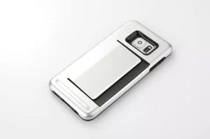 CLIP Case Samsung Galaxy Note 3 4 5 7 Credit Card Storage Wallet Slim + Glass - Picture 1 of 13