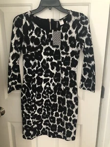 womens dresses size 6 Divided NWT Fitted Animal Print - Picture 1 of 4