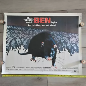BEN.....1972.....POSTER MEZZO FOGLIO ORIGINALE - Foto 1 di 11