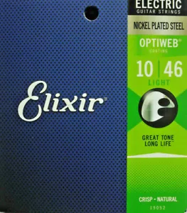 Elixir Strings Optiweb E-Guitar Strings Light 010-046 - Picture 1 of 1