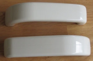 Par de empuñaduras de baño estándar ideales para estudio en WHISPER PEACH (E4101 07) totalmente nuevas - Imagen 1 de 1