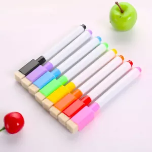 8 Colors Dry Erase White Board Marker Pen Fine Point hoBest Eraser Pen X8G2 - Picture 1 of 10