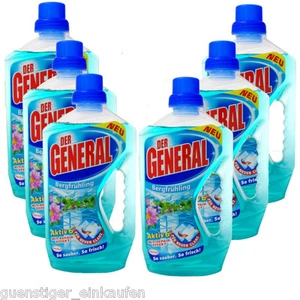 6x 750ml Der General Allzweckreiniger Aktiv 6 Bergfrühling reiniger neuer Glanz - Bild 1 von 1