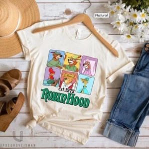 Disney Robin Hood Nope Not Today Classic Disney Film Retro Unisex Adult T-shirt - Picture 1 of 3