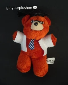 VINTAGE TED E. BEAR GRADUATE PROFESSOR 7 ZOLL PLÜSCH - Bild 1 von 2