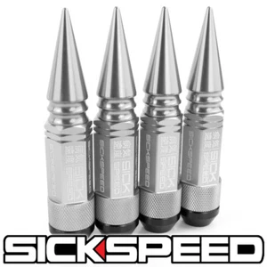 SICKSPEED 4 PIEZAS PULIDO ALUMINIO CON PICOS 108MM 3 PIEZAS BIRLOS 10X1.25 UTV N33 - Imagen 1 de 1