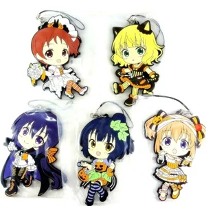Is The Order a Rabbit? Big Rubber Strap Set of 5 Cocoa Sharo Rize Megu Maya - Picture 1 of 3