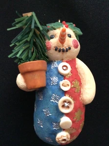 Snow Girl 2000 come nuovo Hallmark Keepsake decorazione natalizia pupazzo di neve - Foto 1 di 6
