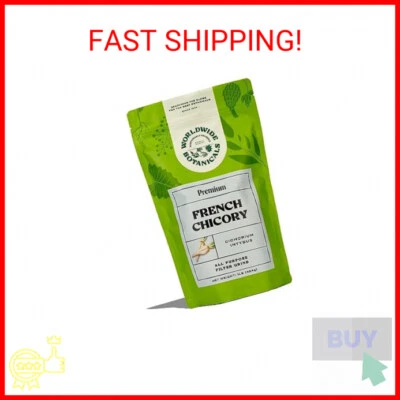 Worldwide Botanicals French Chicory Root - Brew Like Coffee, Blend Roasted Chico