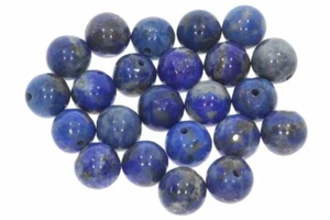 10 uds. (1,31 € */ 1 ud.) 10S211 - Lapislázuli Ø 10 mm bola piedra preciosa Minera - Imagen 1 de 2