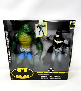 Figuras DC Batman & Killer Croc 12" selladas NUEVAS Mattel Batman Missions 2018 GCK70 - Imagen 1 de 4