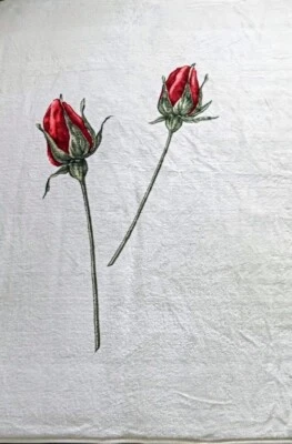 Wohndecke mit Blumenmotiv 150x200 Microfaser  - Bild 1 von 3