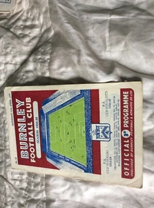 Burnley V Portsmouth 9 1958/9 Div 1 - Imagen 1 de 1