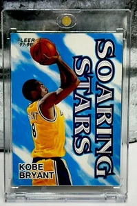 KOBE BRYANT CARD FLEER 2nd YEAR CHROME FOIL INSERT RARE FLEER LAKERS JERSEY #8 - Picture 1 of 13