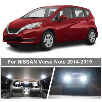 LED Light Interior Package Kit + Reverse Bulbs For Nissan Versa Note 2014-2019 Foto 1 de 4