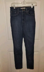Levis Damen Skinny Jeans 721 High Rise Stretch Denim Taille 29 Bein 29 - Bild 1 von 7