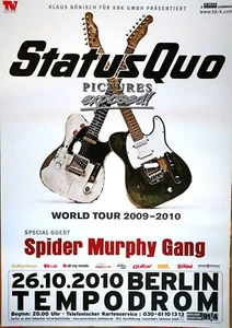 STATUS QUO  2010 BERLIN - orig. Concert Poster - Konzert Plakat - DIN A1 - YY  - Bild 1 von 1