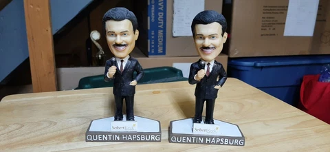 AKRON RUBBERDUCKS QUENTIN HAPSBURG NAKED GUN 2 1/2 BOBBLEHEAD ROBERT GOULET Cover