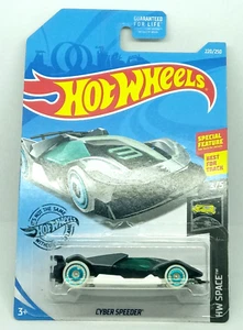 2019 Hot Wheels Treasure Hunt #Cyber Speeder #220 grau TH 3/5 - Bild 1 von 5