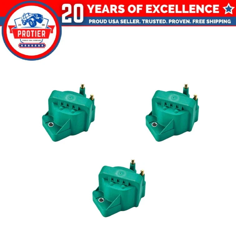 Juego de 3 bobinas de encendido compatibles con Buick Cadillac Chevrolet Oldsmobile Foto 1 de 1
