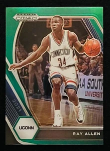 RAY ALLEN (HOF) 2021 Panini Prizm Draft Picks *VERDE PRIZM* #91 - Imagen 1 de 2