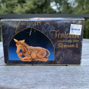 Der Esel Fontanini Erbstück Krippe 1992 5" Vintage 52533 OVP - Bild 1 von 18